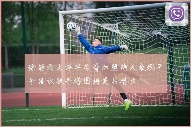 徐静雨点评字母哥加盟热火表现平平建议联手塔图姆更具潜力